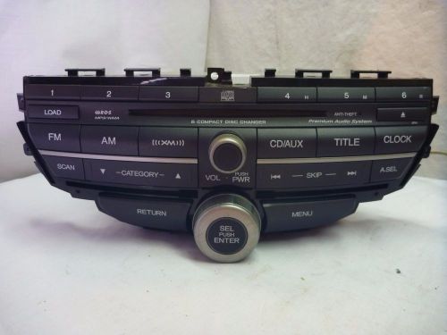 08 09 10 honda accord premium radio 6 cd mp3 &amp; code 39101-ta0-a620 3pa1 re23534