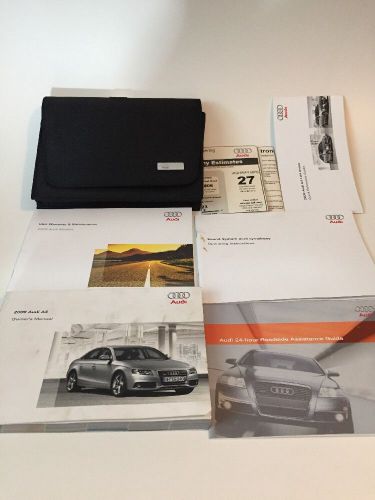 2009 audi a4 car owners manual books guide case buuild sheet all models