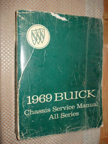1969 buick shop manual original chassis service book nr
