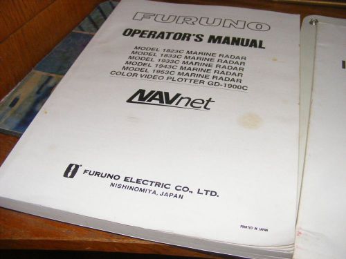 Furuno navnet manuals