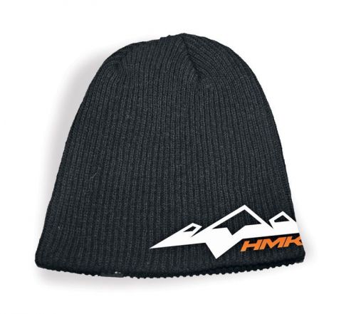 New black hmk pow knit beanie summit / rmk snowmobiling