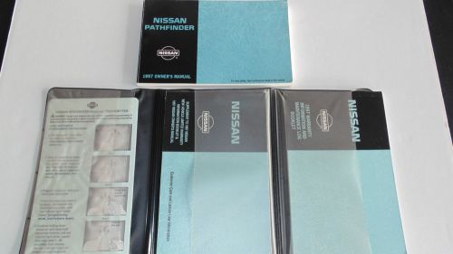 1997 nissan pathfinder owners manual, maintenance log booklet, etc.  euc!