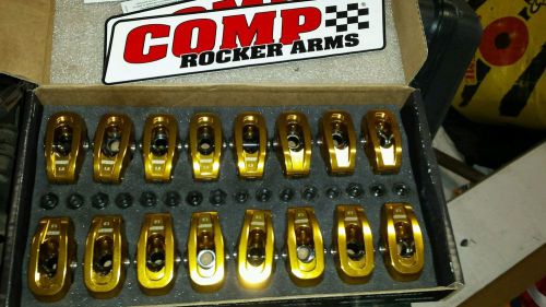 Comp cam 19004-16 ultra-gold aluminum roller rocker arms sbc 7/16 1.5 rocker arm