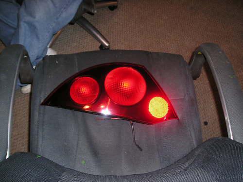 00-02 eclipse left tail light great cond  original oem!