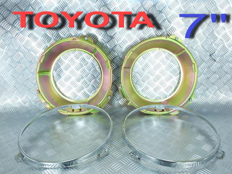 7" headlight bracket l&r toyota corolla ke30 ke36 ke35 ke20 te21 te31 ke26 te27 