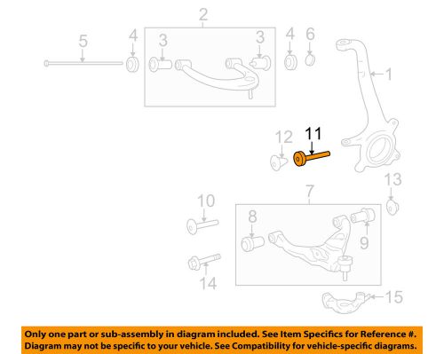 Toyota oem lower control arm-front-adjust cam 4819060040