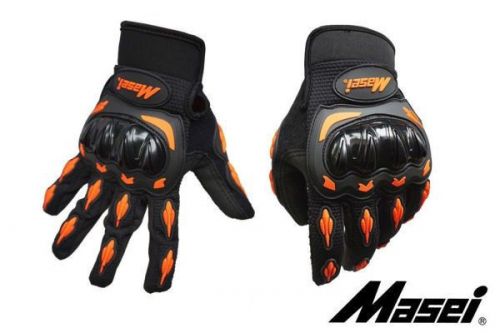 Masei 103 motorcycle &amp; motocross gloves black/orange m l xl