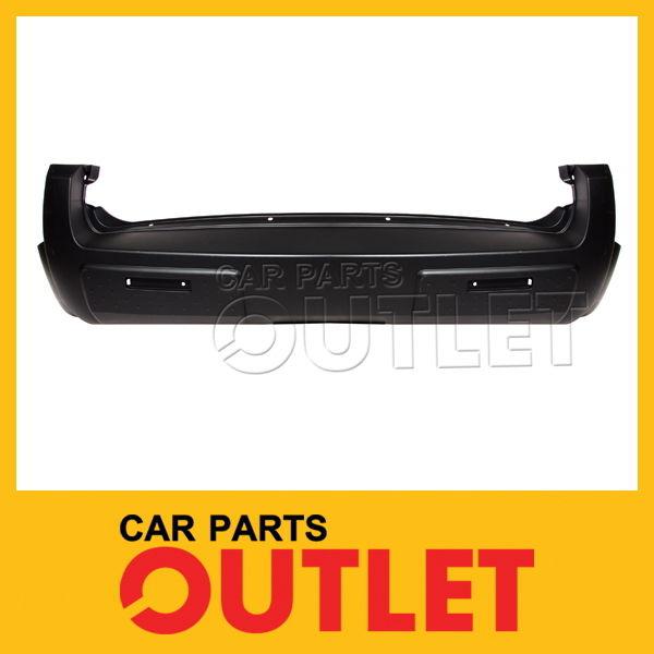 2002-2005 saturn vue base rear bumper cover gm1100655 primed black wo red line