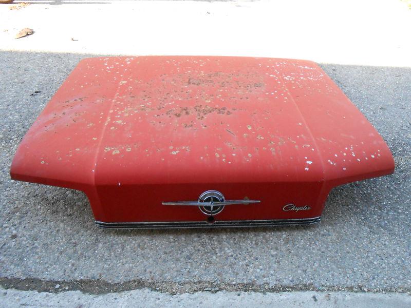 66 chrysler 300- trunk lid with emblem and badge