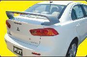 Painted mitsubishi lancer gt texas style spoiler 2008-2013