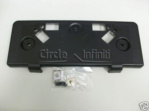 New oem infiniti g35 g37 sedan sport front license plate bracket 2007-2009