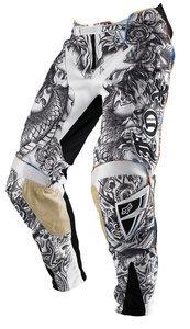 Fox racing platinum latinese pants - white/black - closeout item 04207-058