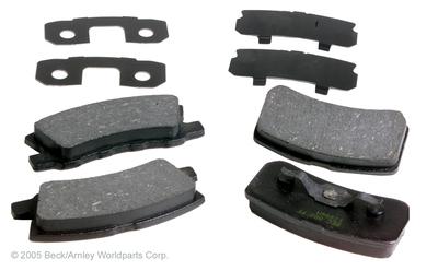 Beck arnley 089-1680 brake pad or shoe, rear-disc brake pad