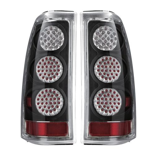 Apc diamond cut tail lights for 1999+ gmc sierra silverado 407505tlb