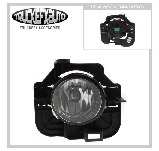 Fog light with bulbs new clear lens right hand halogen rh passenger side auto