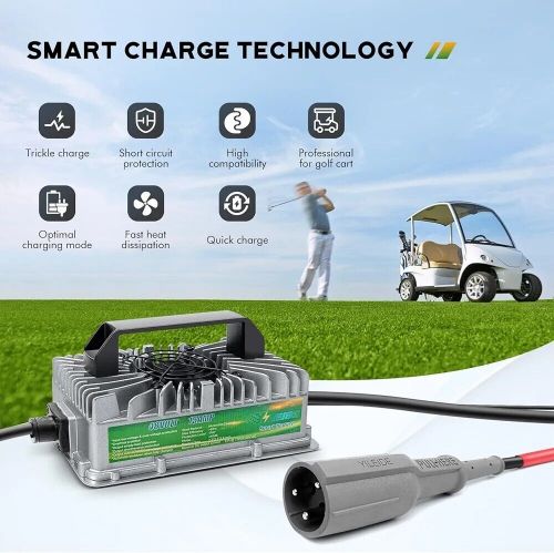 Yileide 15 amp ezgo rxv &amp; txt 48 volt golf cart battery charger for 48 volt cart