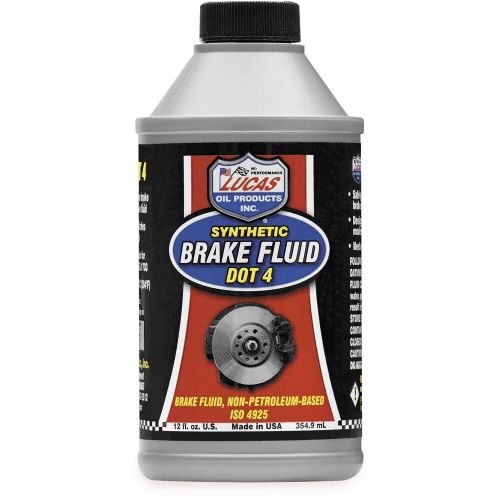 Lucas synthetic  brake fluid dot 4 12oz 10827