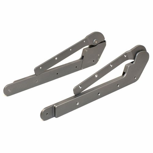 Supra boat seat hinges | gray anodized aluminum (set of 2)