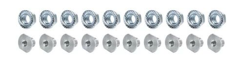 Allstar performance all18548-10 threaded nut insert aluminum 10pk