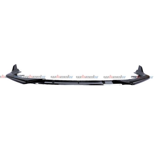 Gloss black for honda civic 2022-2024 sedan hatchback front bumper lip spoiler