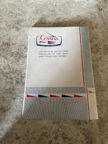 1960 60 cessna 210 owner&#039;s manual