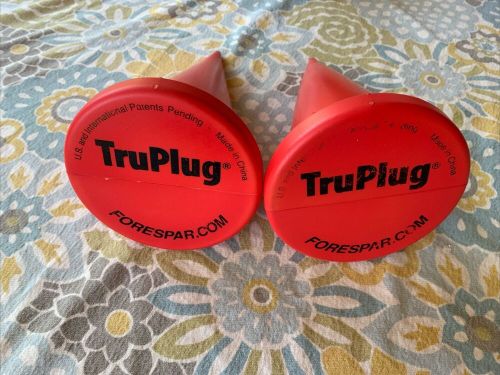 Forespar  truplug 9 x 5 red foam emergency marine plug, set of 2