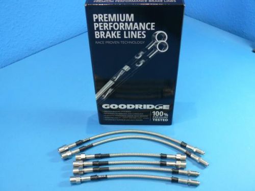 Steel flex brake lines for bmw z4 m 02.03--