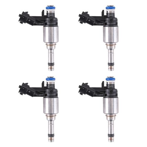 Set(4) fuel injectors for hyundai veloster 1.6l non turbo 2012-2017 #35310-2b130