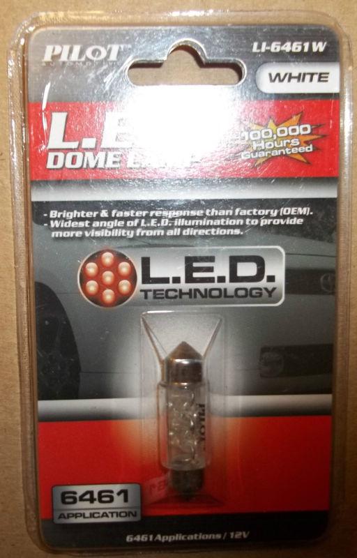 New pilot automotive led dome lamp white li-6461w 6461 12v