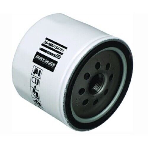 Quicksilver 20 micron oil filter for gm l4-6 and v8 short block