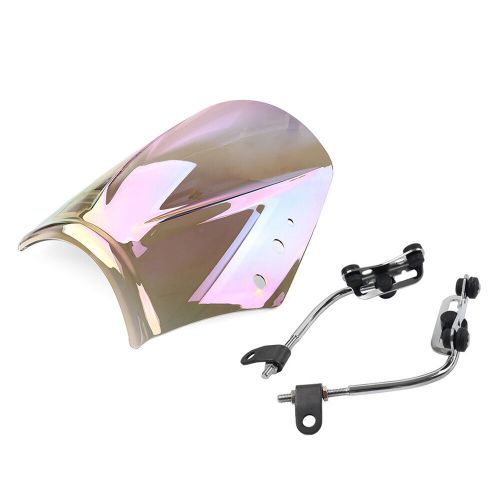 Windshield wind screen deflector wind shield iridium universal motorcycle