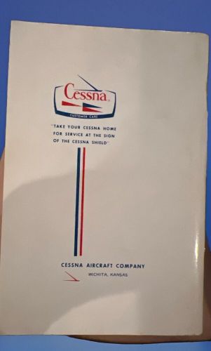 1978 cessna 152 pilot&#039;s operating handbook manual booklet