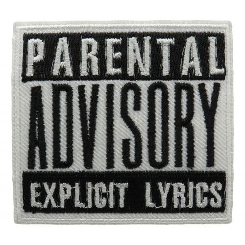 Explicit lyrics patch patch ironing patch punk patch rocker patch-