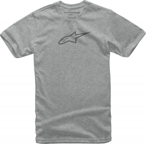 Alpinestars ageless ii mens short sleeve t-shirt charcoal heather/gray