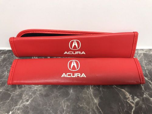 2pcs acura logo seat belt pads