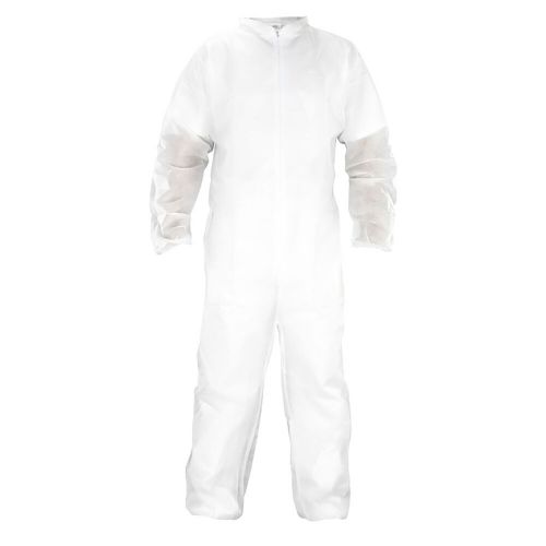 Sas safety corp. 6843 polypropylene disposable coveralls – lrg