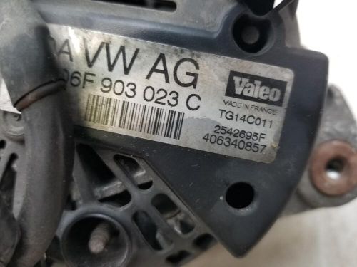 Volkswagen golf alternator 1.9 diesel 5 speed manual 2006 mk5 bxe 06f903023c