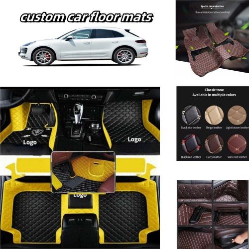 Fit for gmc all models car floor mats luxury custom auto carpets waterproof mats