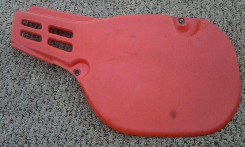 1984 honda cr125 right side cover number plate 