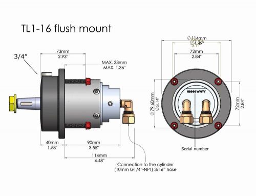 Hydrodrive mf75w outboard hydraulic steering system