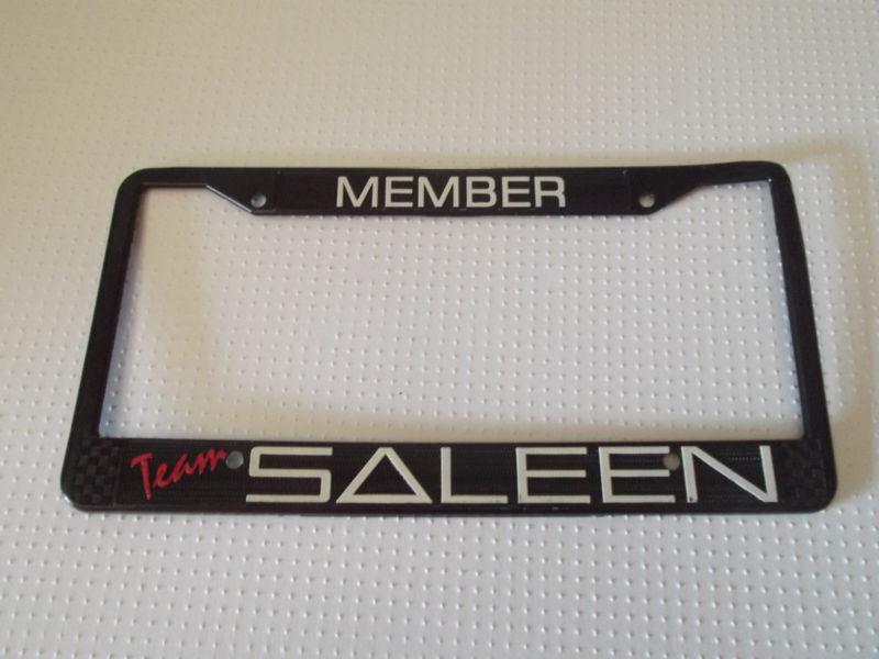 Saleen mustang license plate frame oem new look!!!