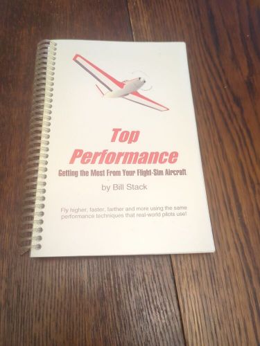 Top performance by bill stack manual book flight sim aircraft