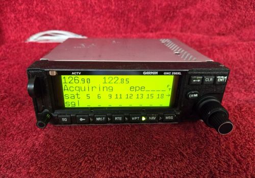 Garmin gnc 250xl gps com receiver 011-00295-00 bench tested with faa 8130-3 form