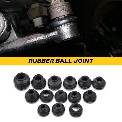 14pcs rubber ball joint universal rubber dust boot cover track rod end set kit