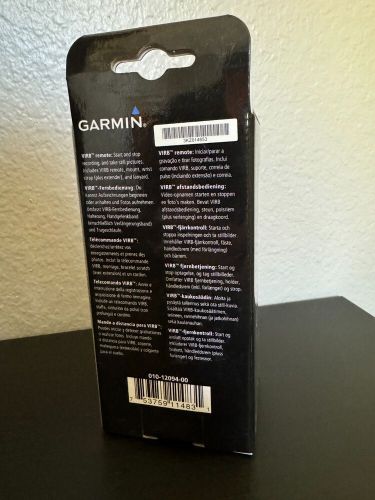 Brand new garmin virb remote control for camera complete sealed in box