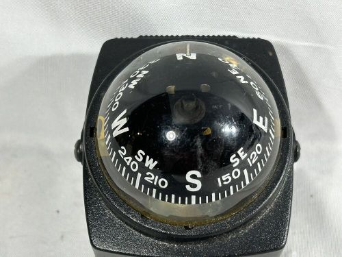 Vintage airguide compass black dash mount auto car marine boat