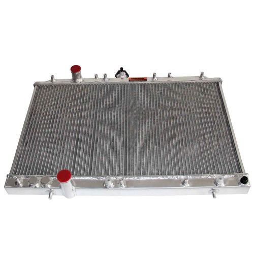 Spawon radiator for 1997-2002 mitsubishi mirage 1.5l 1.8l l4 at mt aluminum 2208