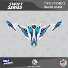 Graphics kit for yamaha yfz 450r 2009-2013 16 mil swift - cyan magenta