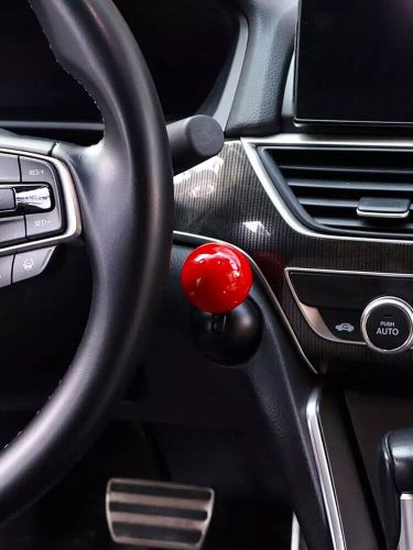 Red car one button engine start stop lever cover push to start button rocker ,