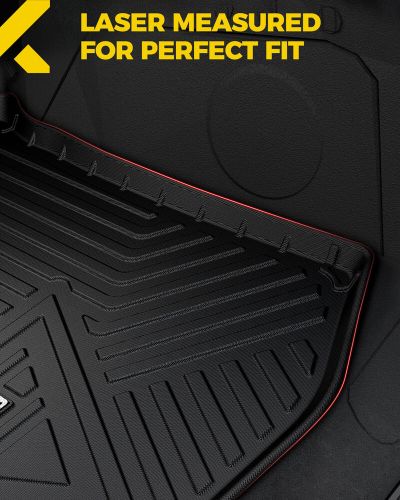 Floor mats liners for 2018-2023 toyota tacoma double cab rubber tpe